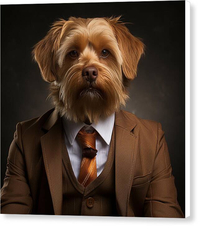 Dapper Paws - Canvas Print