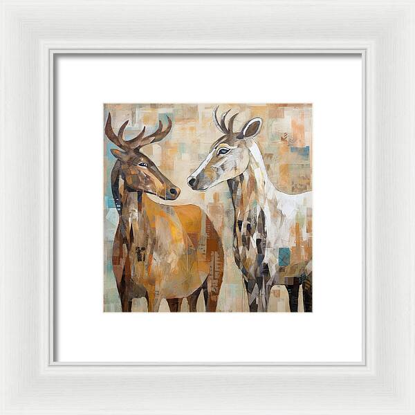 Deer Duo - Framed Print