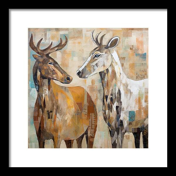 Deer Duo - Framed Print