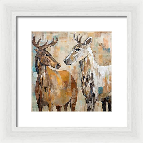 Deer Duo - Framed Print