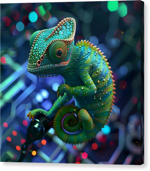 Digital Camouflage - Canvas Print