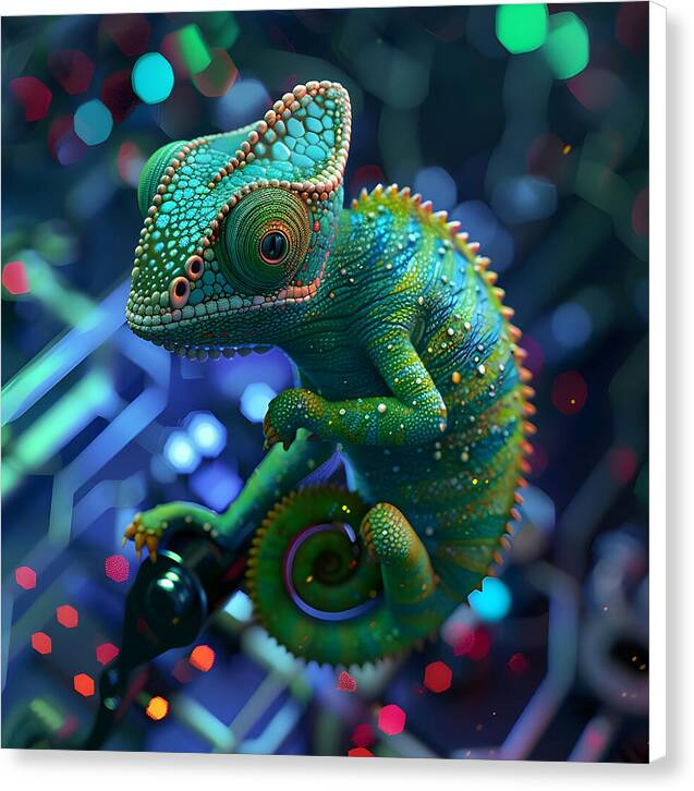 Digital Camouflage - Canvas Print