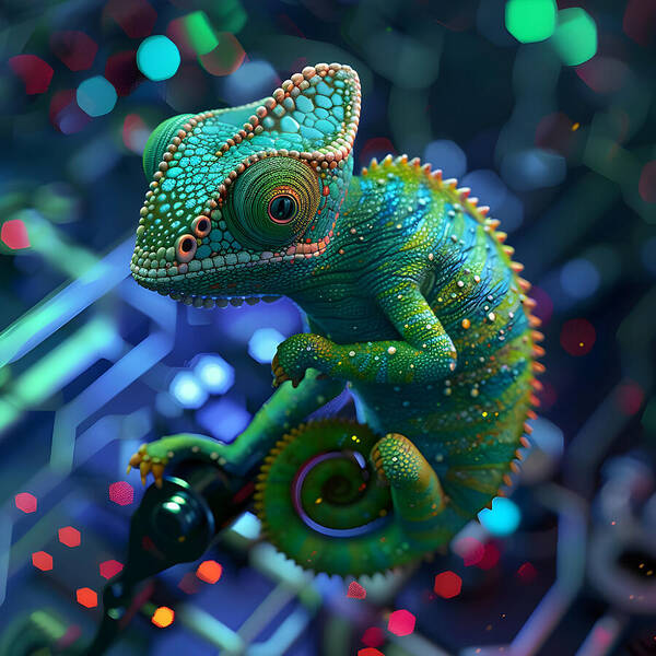 Digital Camouflage - Art Print