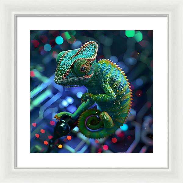 Digital Camouflage - Framed Print