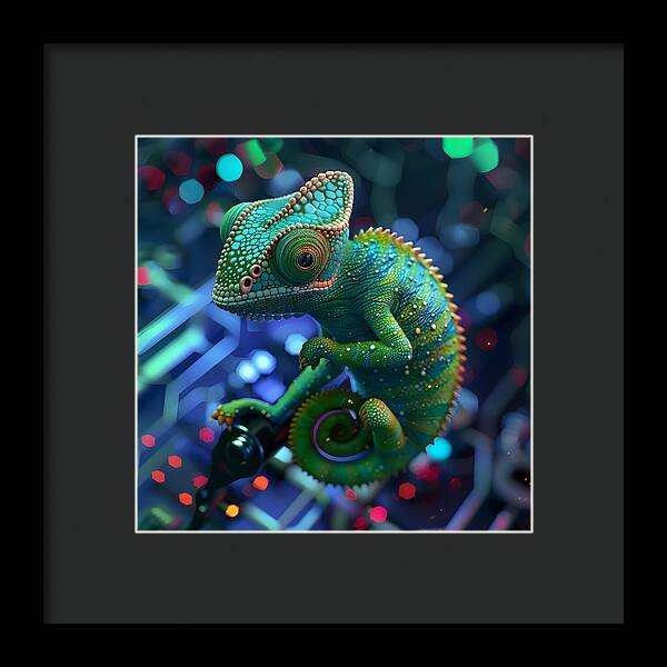 Digital Camouflage - Framed Print