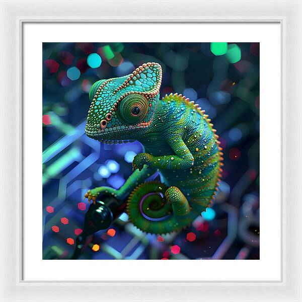 Digital Camouflage - Framed Print