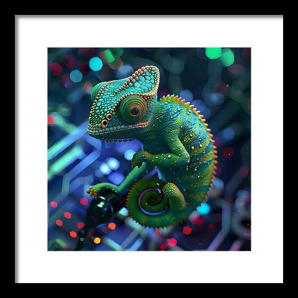 Digital Camouflage - Framed Print