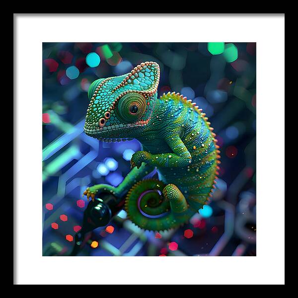 Digital Camouflage - Framed Print