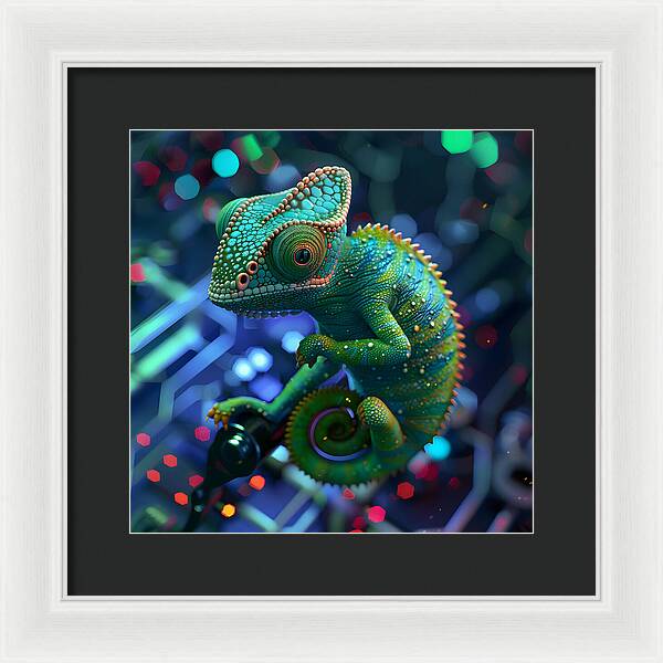 Digital Camouflage - Framed Print