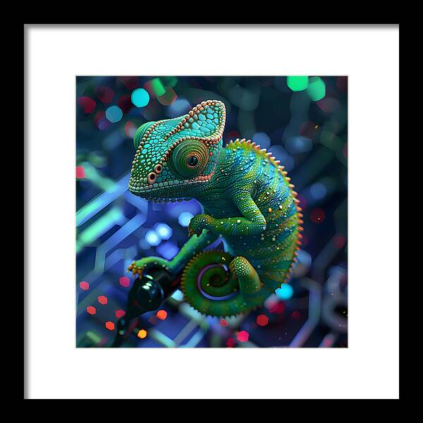 Digital Camouflage - Framed Print