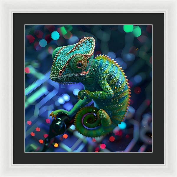 Digital Camouflage - Framed Print