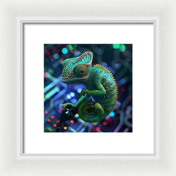 Digital Camouflage - Framed Print