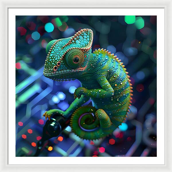 Digital Camouflage - Framed Print