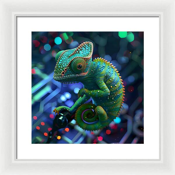 Digital Camouflage - Framed Print