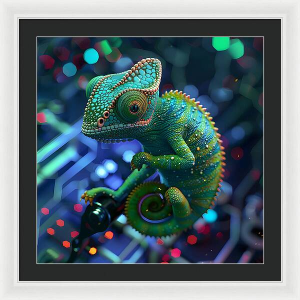 Digital Camouflage - Framed Print