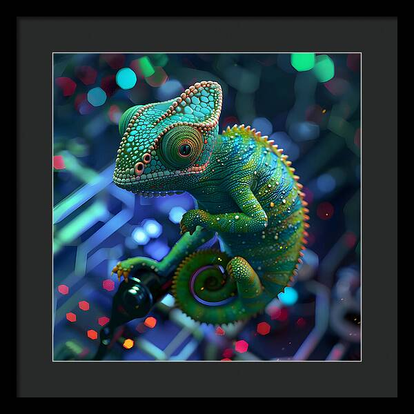 Digital Camouflage - Framed Print