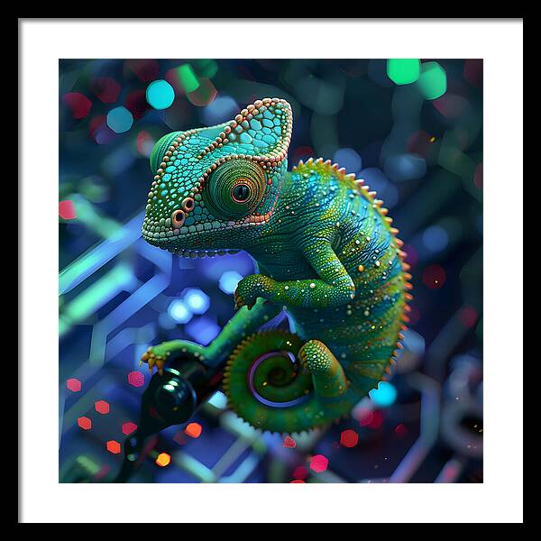 Digital Camouflage - Framed Print