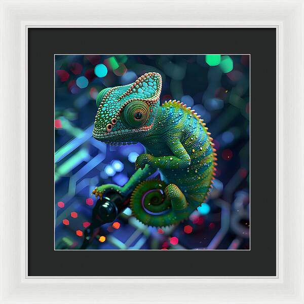 Digital Camouflage - Framed Print