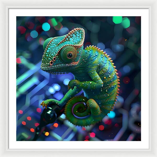 Digital Camouflage - Framed Print