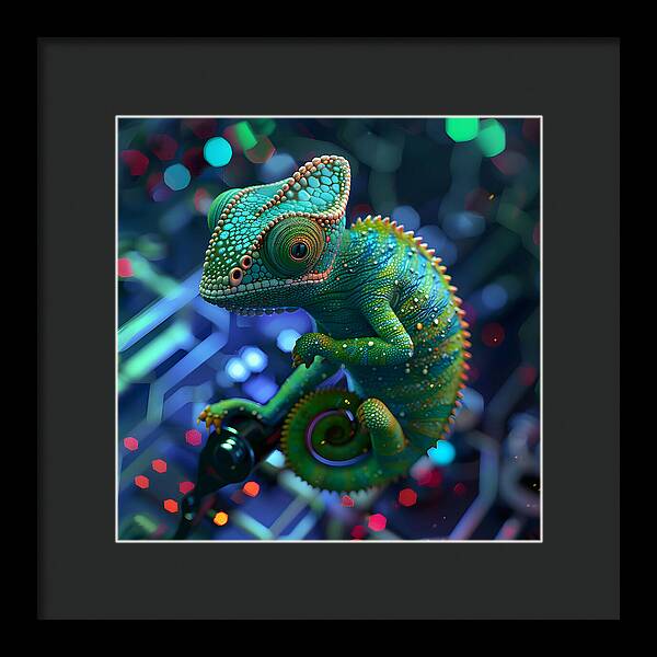 Digital Camouflage - Framed Print