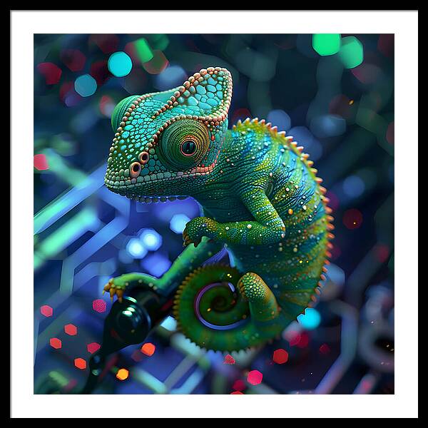 Digital Camouflage - Framed Print