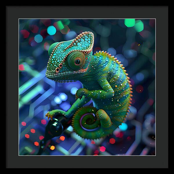 Digital Camouflage - Framed Print