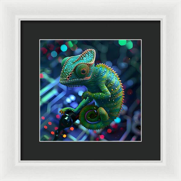 Digital Camouflage - Framed Print