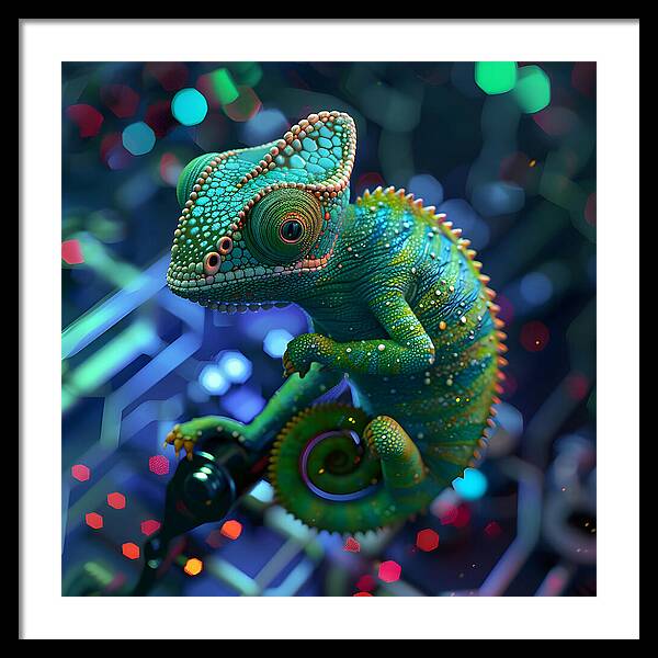 Digital Camouflage - Framed Print