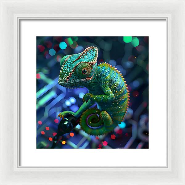 Digital Camouflage - Framed Print