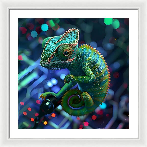 Digital Camouflage - Framed Print