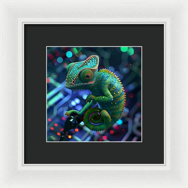 Digital Camouflage - Framed Print