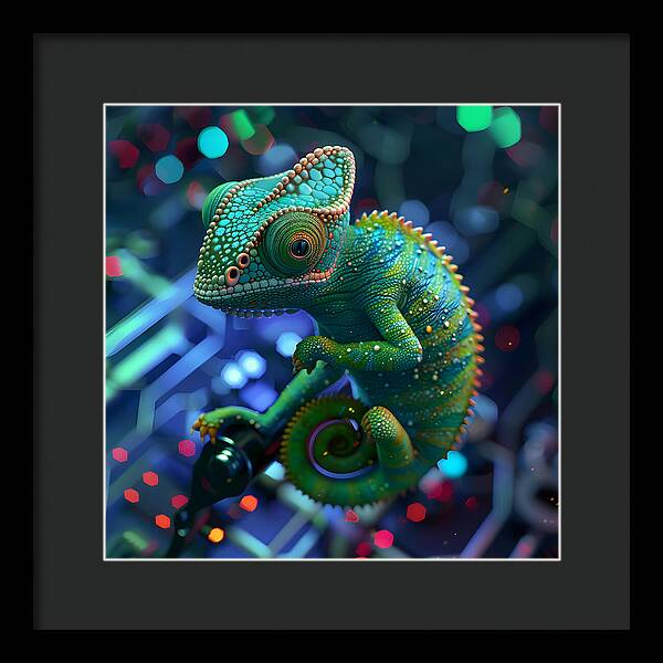 Digital Camouflage - Framed Print