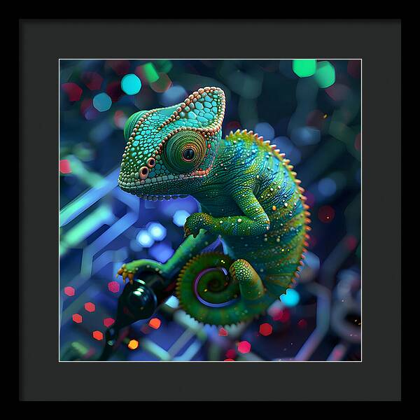 Digital Camouflage - Framed Print