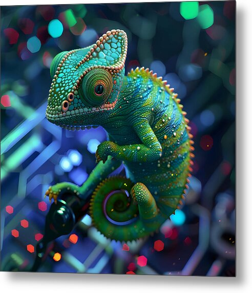 Digital Camouflage - Metal Print