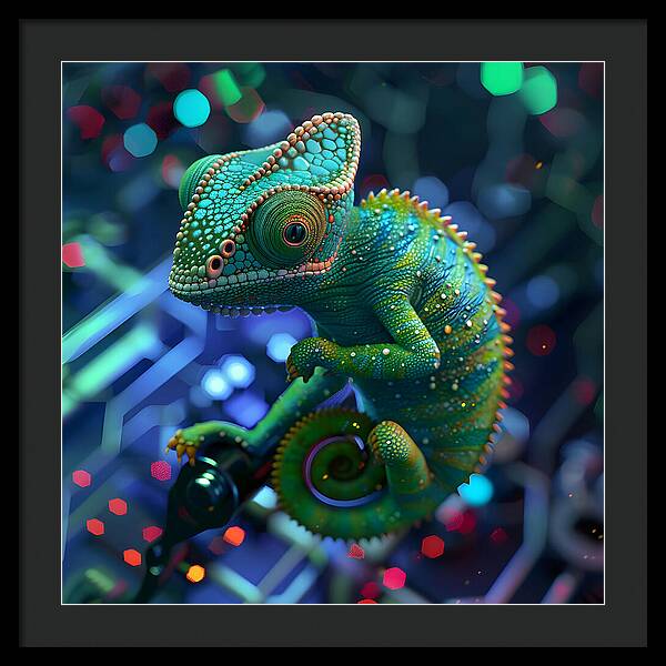 Digital Camouflage - Framed Print