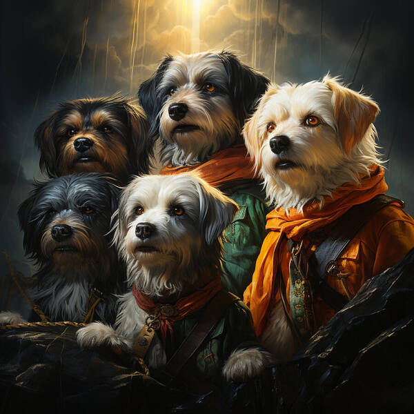 Dogs Watch - Art Print