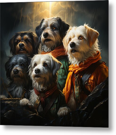 Dogs Watch - Metal Print