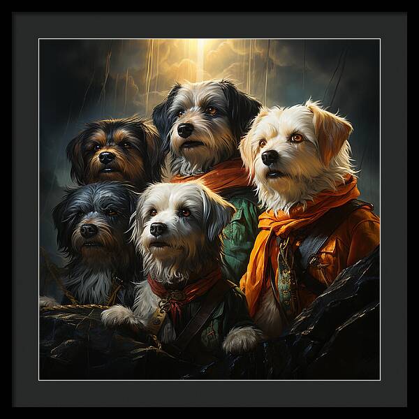 Dogs Watch - Framed Print