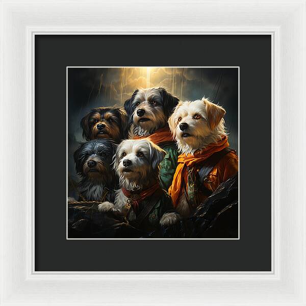 Dogs Watch - Framed Print