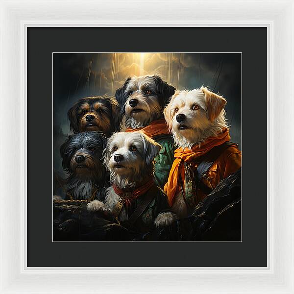 Dogs Watch - Framed Print