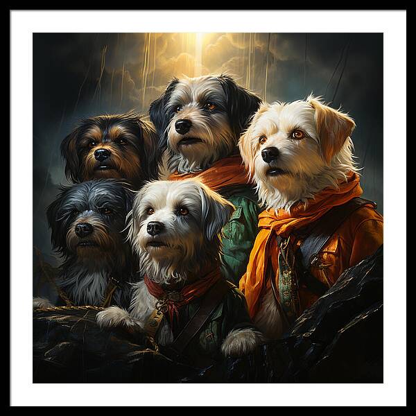 Dogs Watch - Framed Print