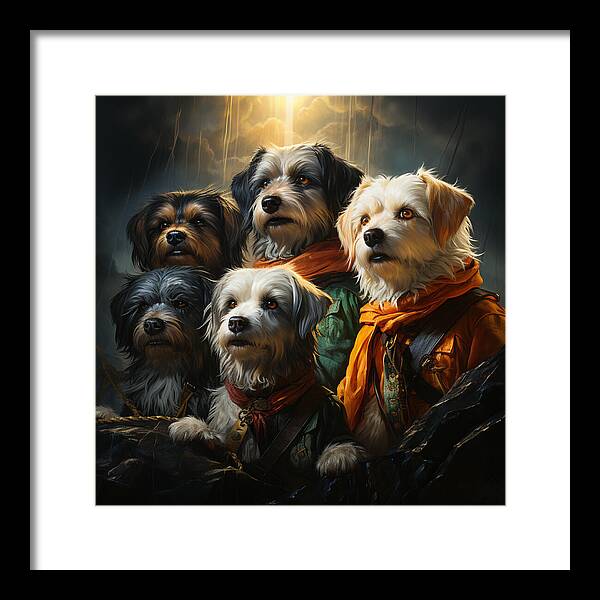 Dogs Watch - Framed Print