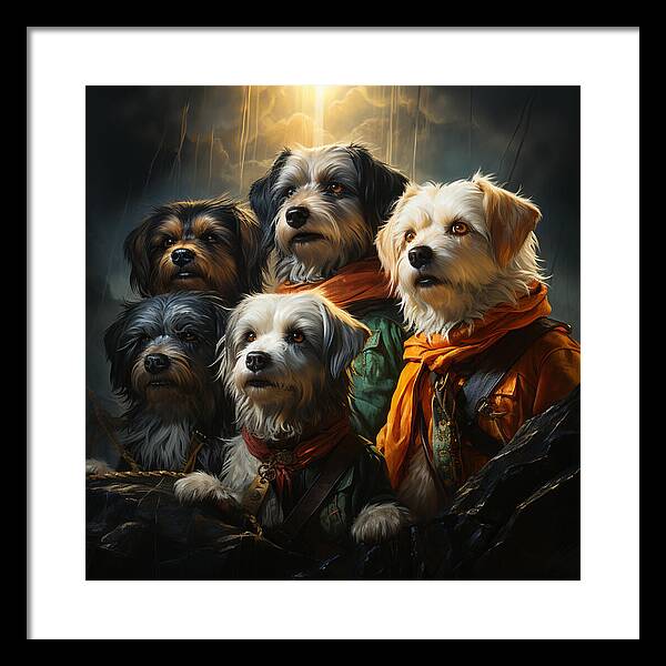 Dogs Watch - Framed Print