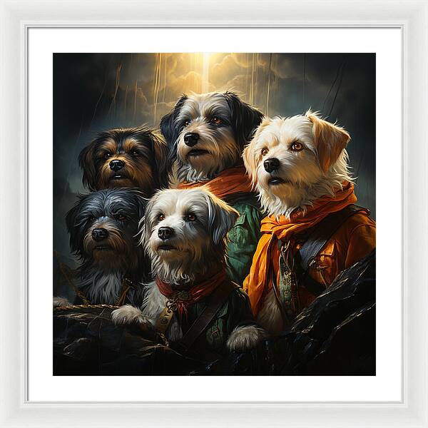 Dogs Watch - Framed Print