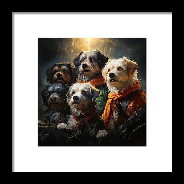 Dogs Watch - Framed Print