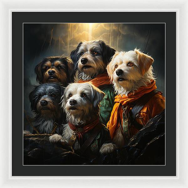 Dogs Watch - Framed Print