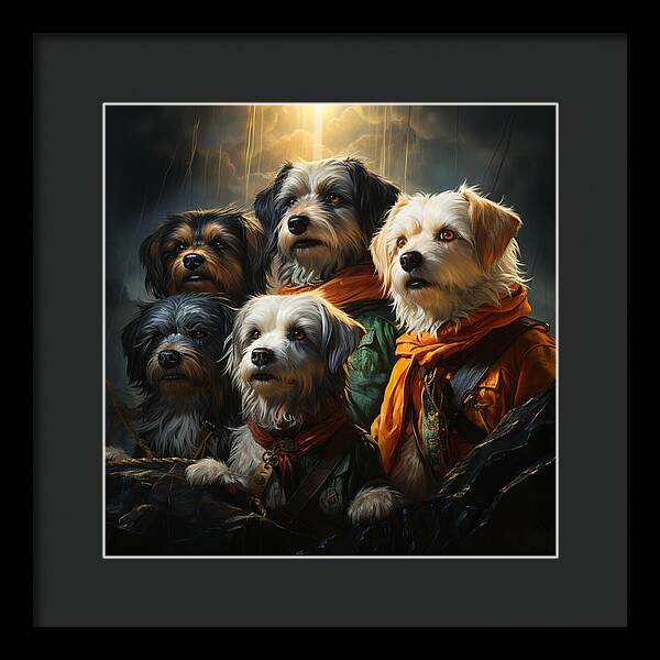 Dogs Watch - Framed Print