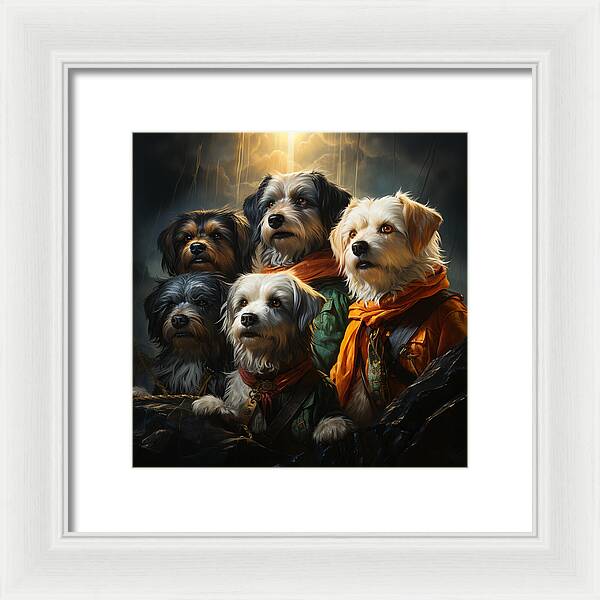 Dogs Watch - Framed Print