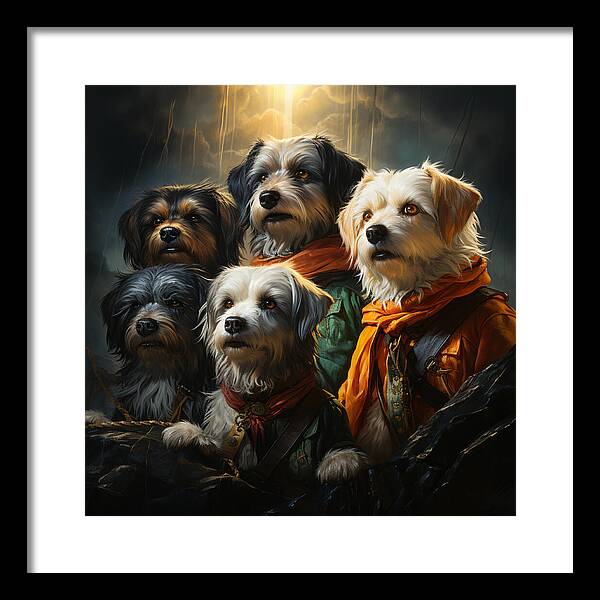 Dogs Watch - Framed Print
