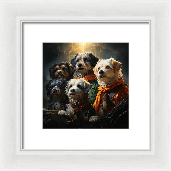 Dogs Watch - Framed Print